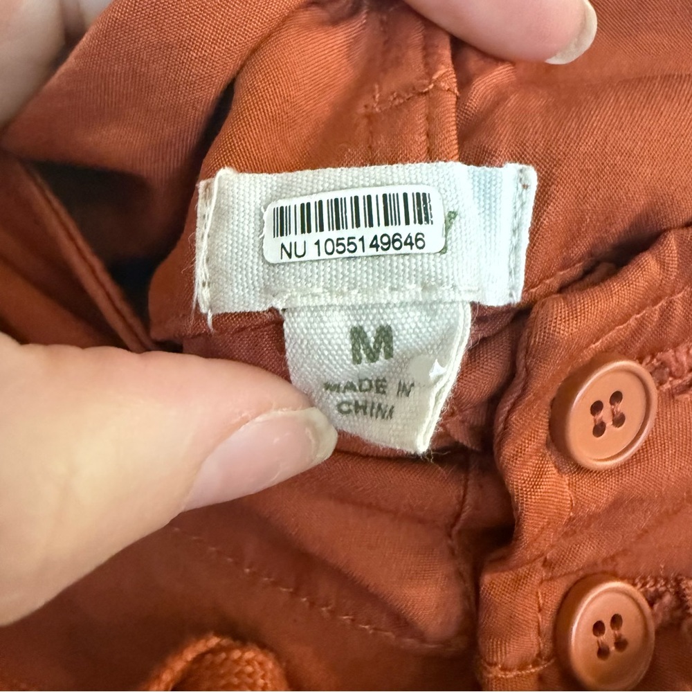 Tiny-Anthropologie - Heidi Tie Rust Drawstring High-Waist Pants - Picture 5 of 13